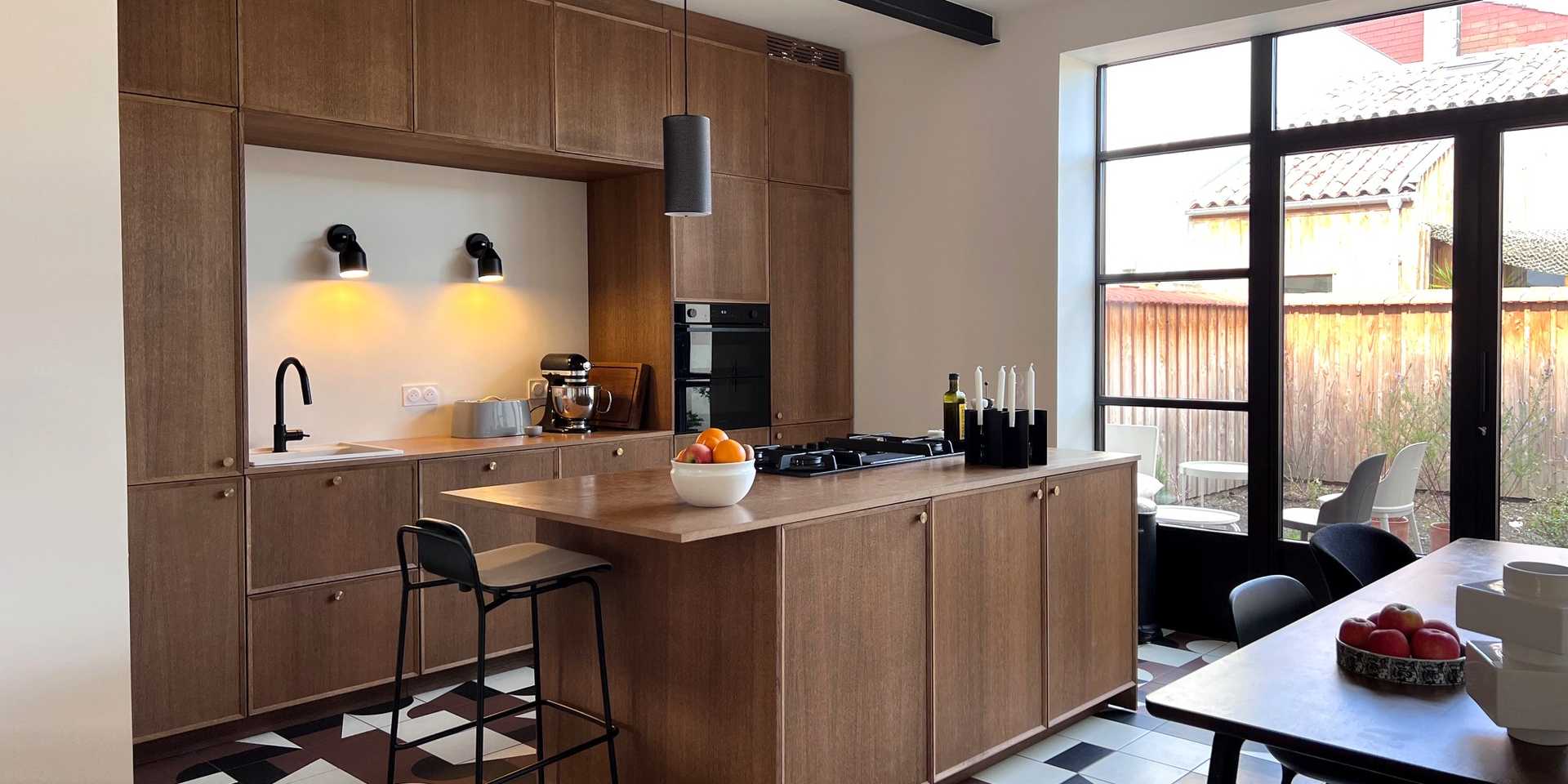 Rénovation de la cuisine d'un appartement du centre ville de Toulouse par un architecte d'intérieur