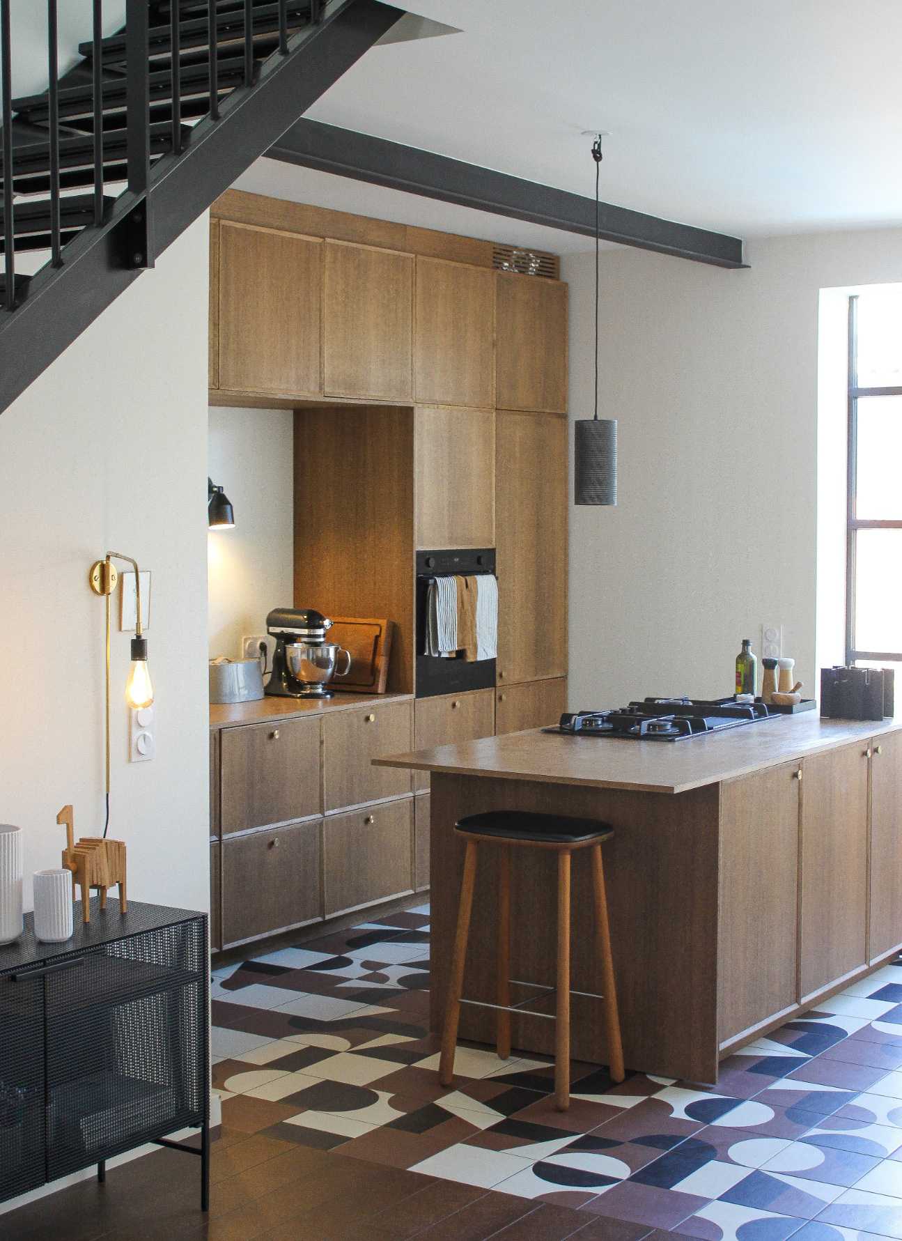 Aménagement d'une cuisine ouverte par un architecte d'intérieur à Toulouse