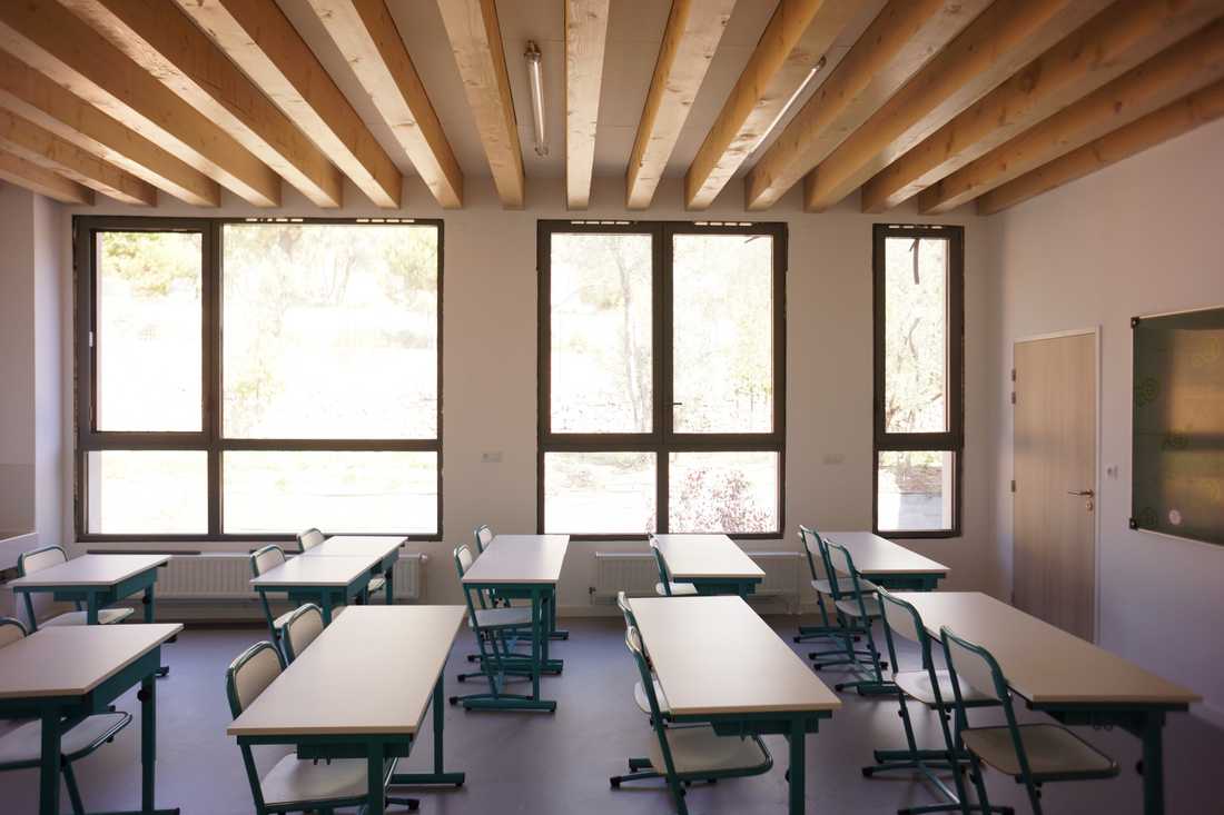 Salle de classe aménagée par un architecte à Toulouse