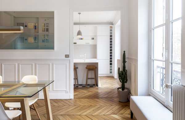 Rénovation intérieure d’un appartement haussmannien de 100m2 par un architecte d'intérieur à Toulouse
